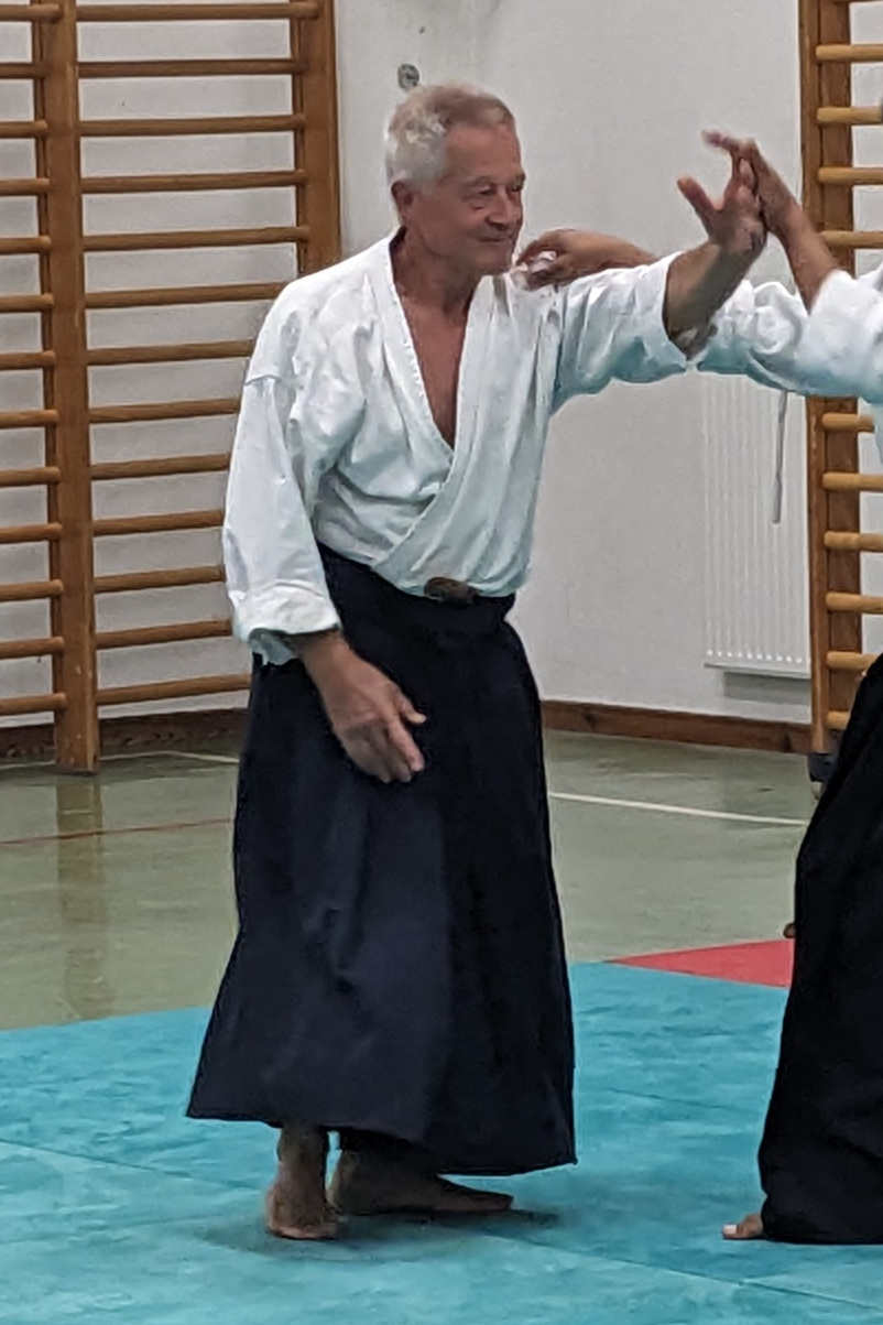 Foto mit Bruno im Training