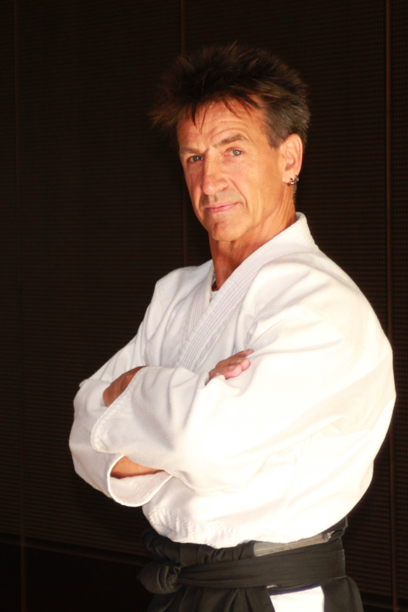 Foto mit Giovanni im Aikidogewand